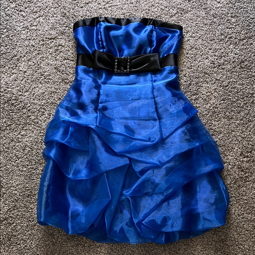 Jessica McClintock Royal Blue Dress